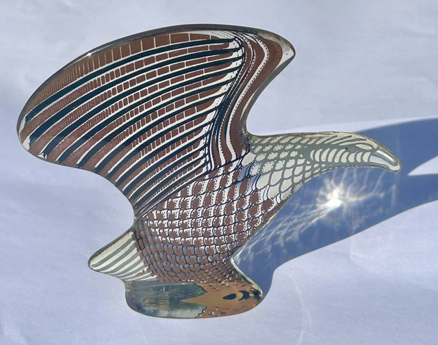 RARE VINTAGE 1960’S Bald Eagle Bird By Abraham Palatnik Lucite