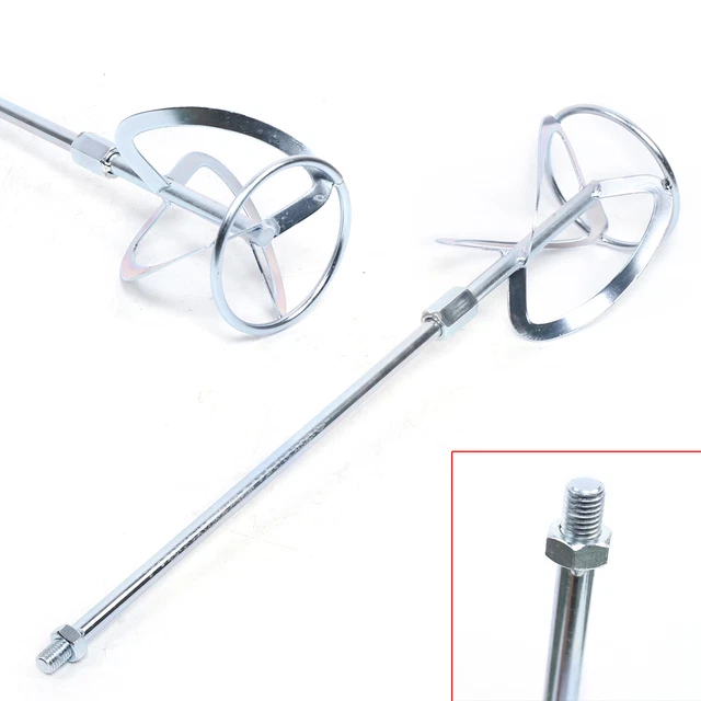60cm Handheld Concrete Mixer L Mixing Stirring Rod Tool For Mixing Cement Paint