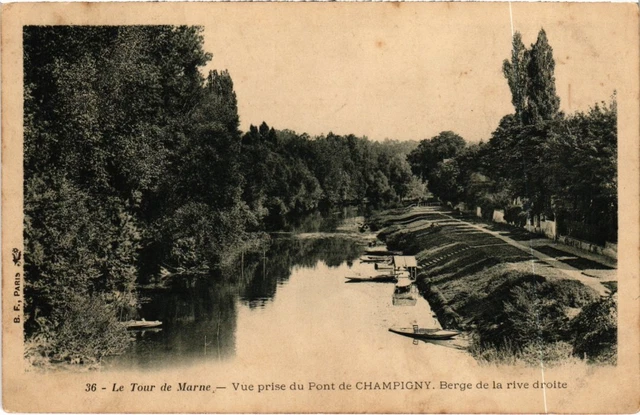 CPA CHAMPIGNY-sur-MARNE Marne - Vue prise du Pont (1352095)