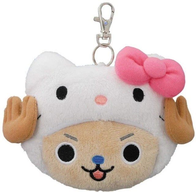 ONE PIECE CHOPPER x HELLO KITTY Pass case with reel Bandai Brand New