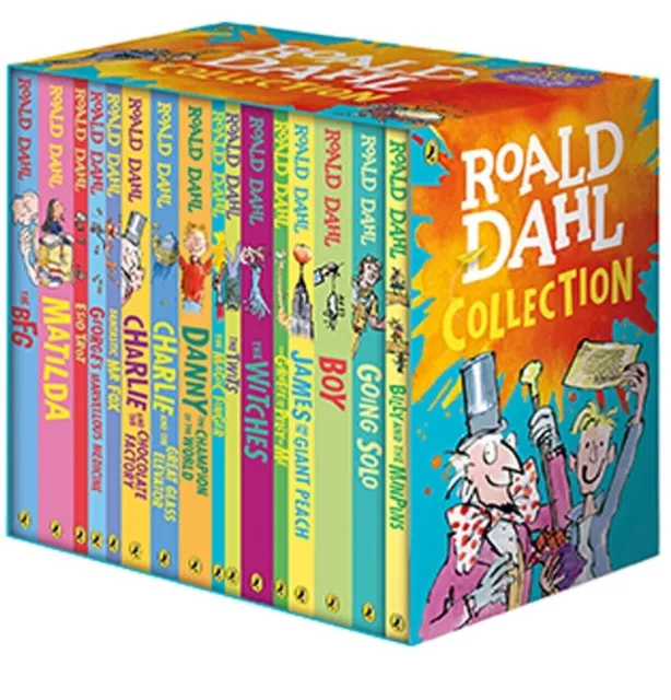 NEW ROALD DAHL 16 Book Collection Box Set Kids Children Reading Set ...