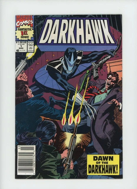 DarkHawk #1 Newsstand Variant Marvel Comic book Dawn Of The DarkHawk! 1st Issue