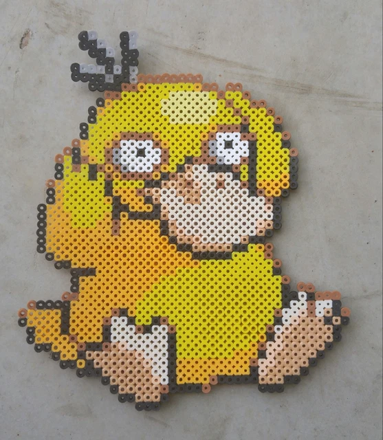 PSYDUCK POKÉMON PIXEL Art Perler Bead Art EUR 24,82 - PicClick FR