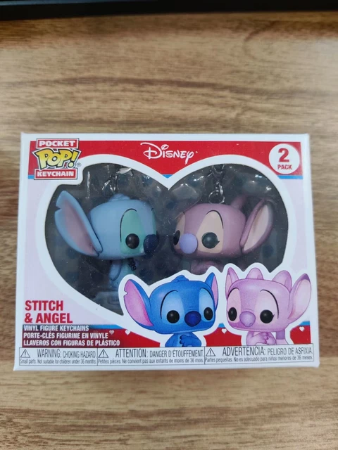 Funko Pocket New Pop Keychain Lilo & Stitch Stitch & Angel 2 Pack Vinyl Figures