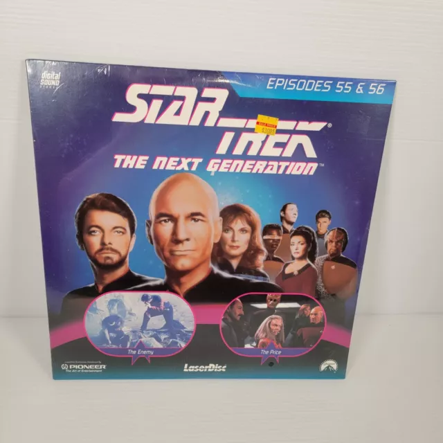 STAR TREK THE NEXT GENERATION Episodes 55 & 56 LaserDisc LD 1995 - New Sealed B3