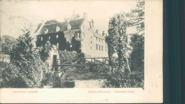 Cawdor castle valentine 1906