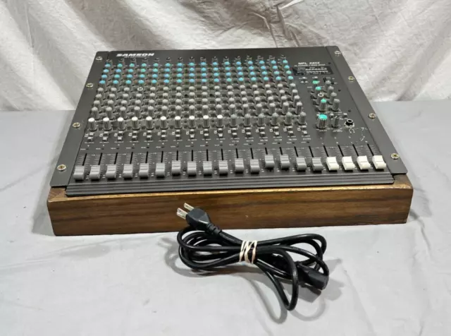 Samson MPL 2242 22-Channel 4-Bus XLR Microphone Mixer Board POWER TESTED