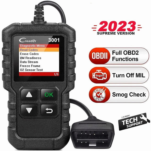 LAUNCH CAR ENGINE Diagnostic Scanner OBD2 CAN EOBD Fault Code Reader