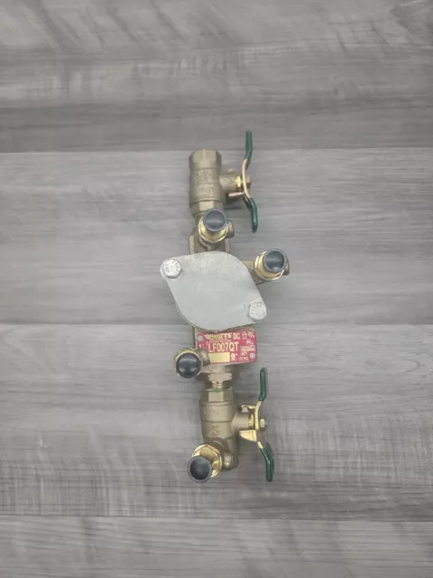 Watts 1/2" LF007-QT Double Check Valve Assembly and Backflow Preventer