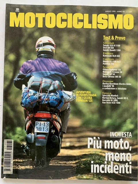 Motociclismo Luglio 1995 Suzuki Gsx-R 1100 Ural Uh 650 Suzuki Bandit 1200