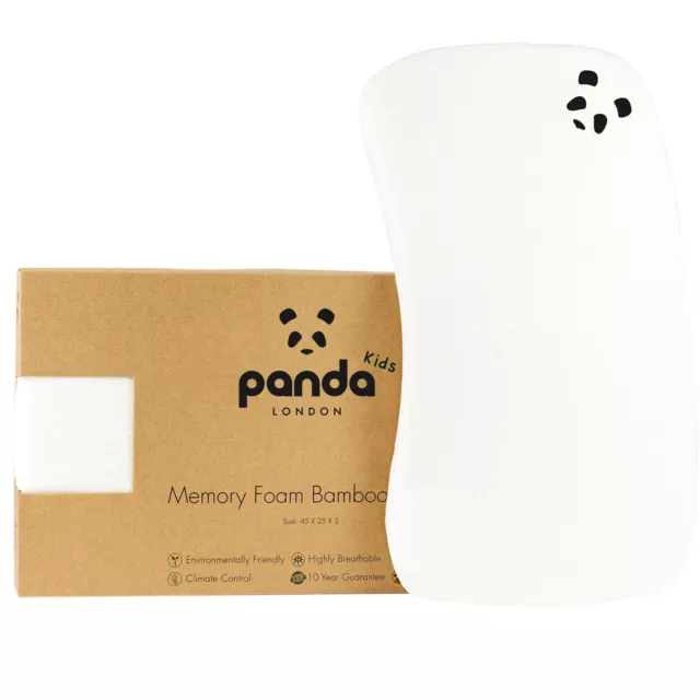 Panda Kids | Baby Memory Foam Bamboo Pillow