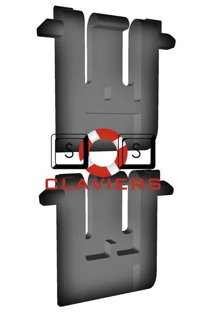 Pieds De Remplacement Pour Clavier Compaq PR1101U - Lot De Pieds Amovibles, Neuf