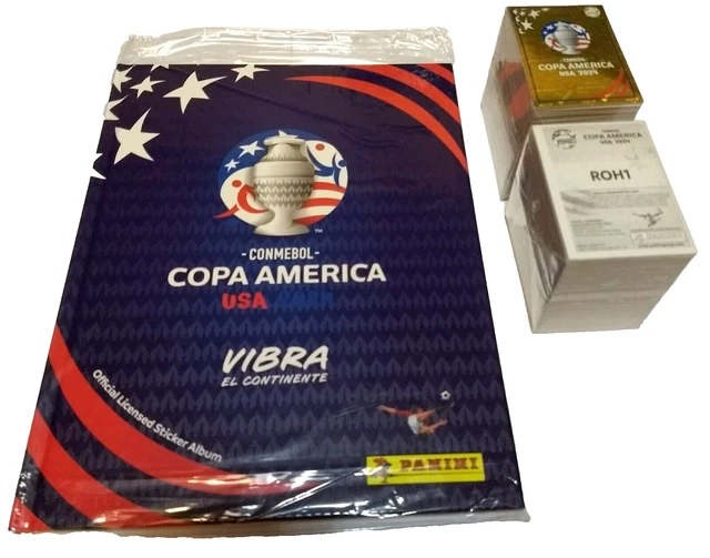 PANINI HARD COVER Copa America 2024 Stickers Album Complete Set 147.00