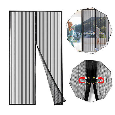 Rejilla DE mosca puerta magnética cortina magnética protección contra insectos 100x220cm puerta DE balcón DE