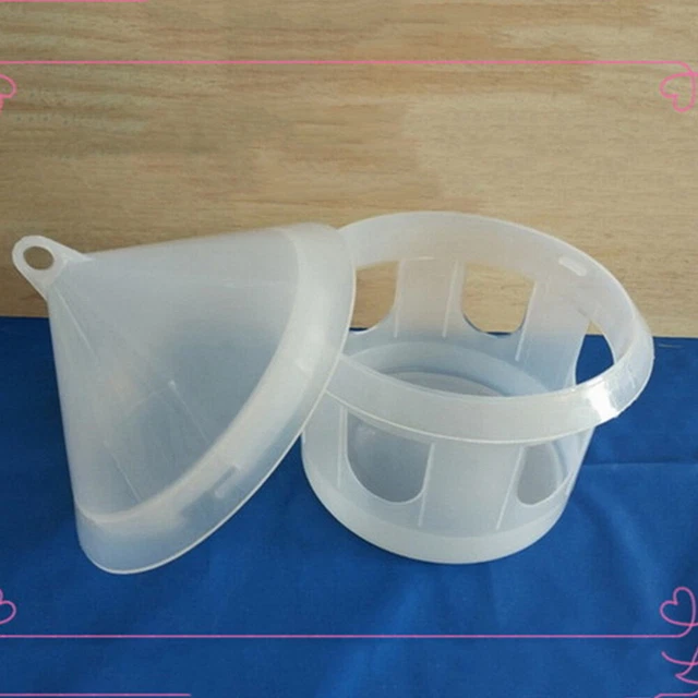 2 Pcs Futterspender Für Papageien Im Freien Futterstelle Für Wildvögel White