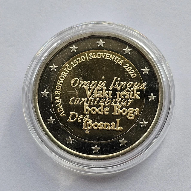 Pièce de 2 euro BE Slovenie 2020 Adam Bohoric, Slovenija, Slovenia, PROOF PP