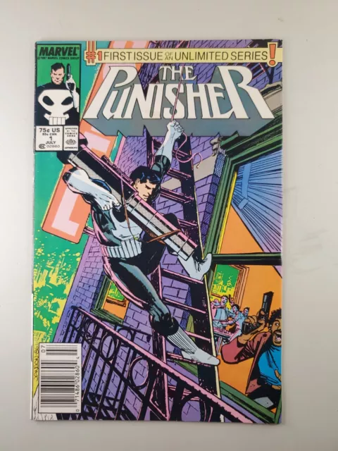 Punisher (1987) #1 Newsstand MARVEL COMICS 1ST ON-GOING SOLO SERIES