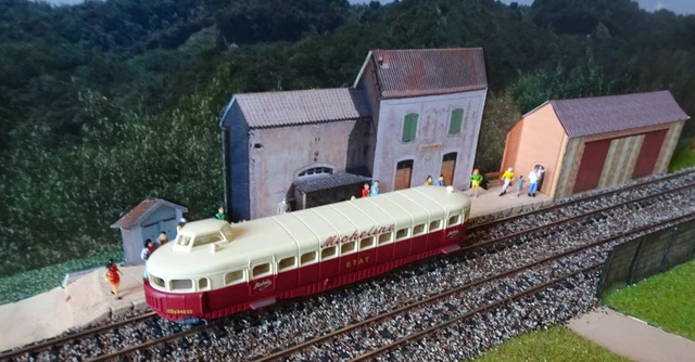 Autorail Micheline 56 Places Atlas HO - Type 20, 1934, Motorisable - Neuf