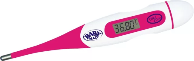 Hot Pink Basal Thermometer Ovulation Fertility Digital +Free Bbt Chart Pro Model