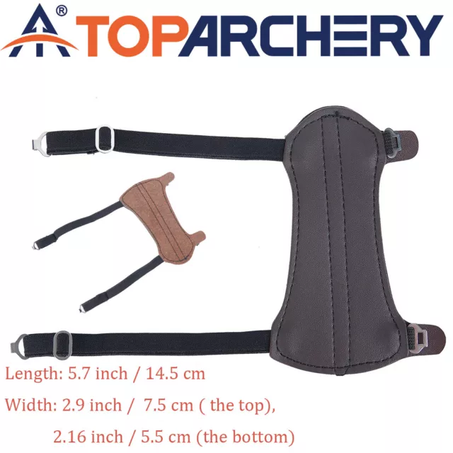 Archery Arm Guard Hunting Arm Protective Gear 2 Straps Adjustable Belt