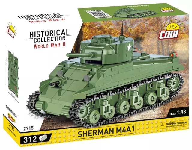 COBI 2715 Char SHERMAN Briques construction Jeu Jouet COMPATIBLE autres marques