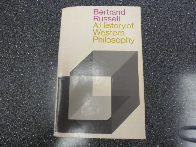 HISTORY OF WESTERN Philosophy by Bertrand Russell, 1967 ppbk $5.99 ...