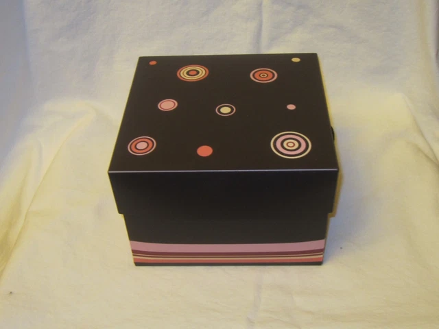 Creative Memories Mini Power Sorting Box Marrón Rosa Bon Bon Organización de Foto