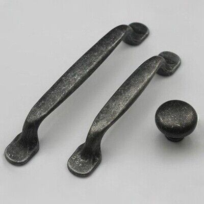 Ancient Iron style Cabinet Pulls Dresser Drawer Pull Knobs antique Bronze handle