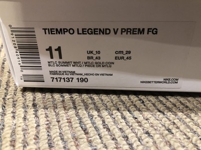 NIKE TIEMPO LEGEND V R10 Ronaldinho 'Touch Of Gold\
