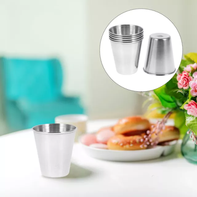 6 Pcs Milk Tea Cup Bulk Tumblers Stainless Steel Child Beer Mug