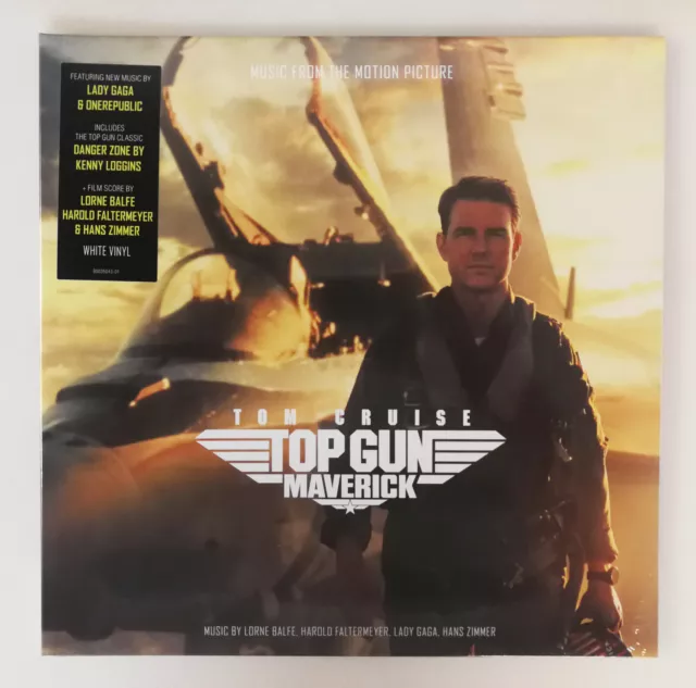 12" LP white Vinyl Filmmusik Top Gun  Maverick Soundtrack first press - KN9