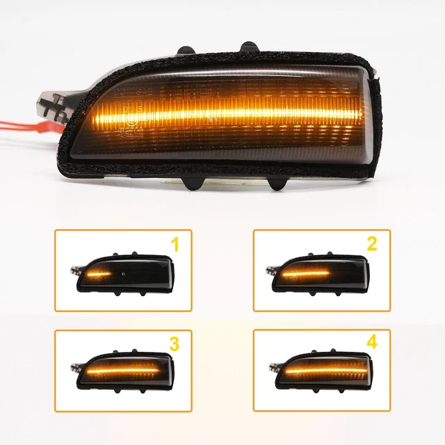 2 Pièces De Clignotant Latéral Dynamique à Led, Clignotant Séquentiel