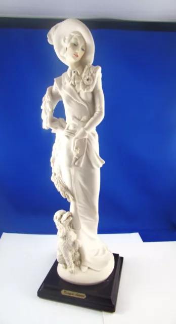 Giuseppe Armani Italy Figurine Sculpture: LADY WITH POODLE