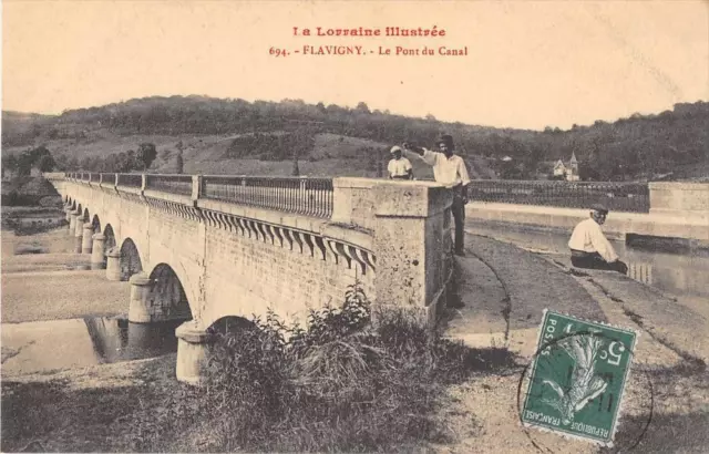 Cpa 54 Flavigny Le Pont Du Canal