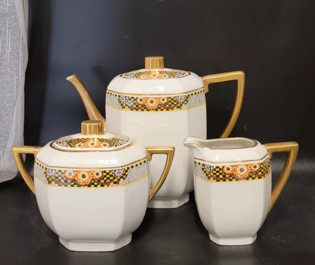 Art Deco Limoges France Porzellan Kernstück, Gebraucht