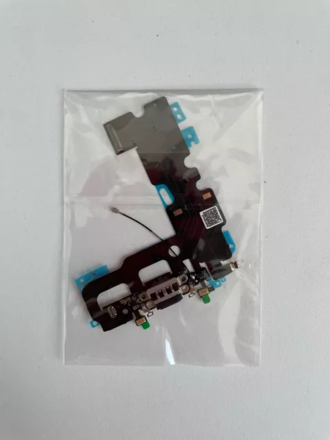 Pièces de Réparation iPhone 7 couleur noir - Nappe Dock + Connecteur USB + GSM