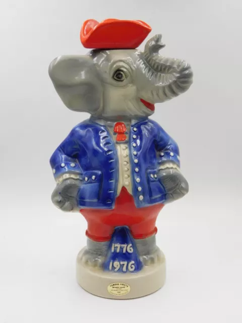 Vintage 1976 Federal Distillers GOP Republican Elephant Decanter