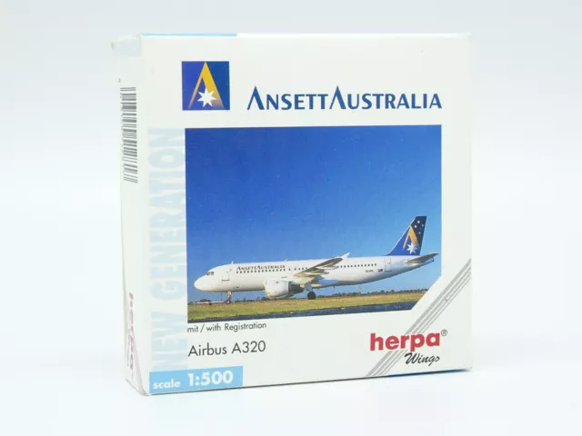 Herpa Avion Airlines 1/500 - Airbus A320 Ansett Australia