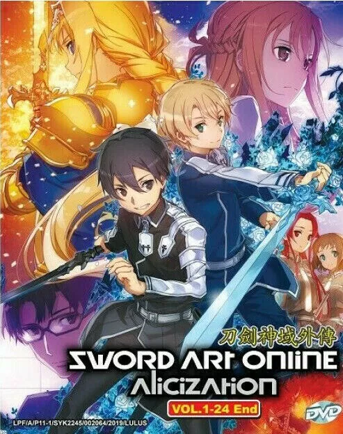 ANIME DVD~ENG DUB~Sword Art Online Season  1-3+GGO+Alicization(1-108End+Movie)