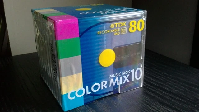 10 Minidisc Sony Neige Série 4 MD 80 min - FR