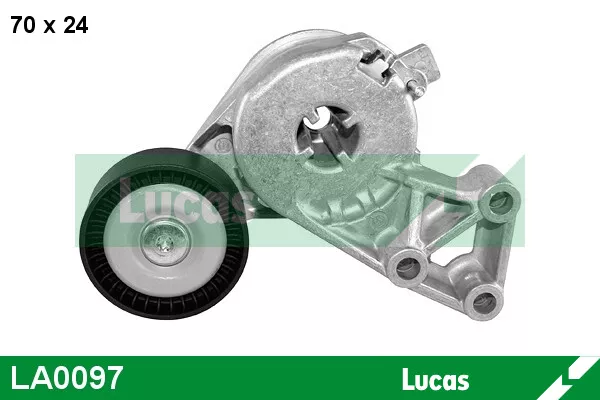 Galet d'accessoire LUCAS LA0097 pour POLO, A3, TOURAN, GOLF, LEON, FABIA, PASSAT