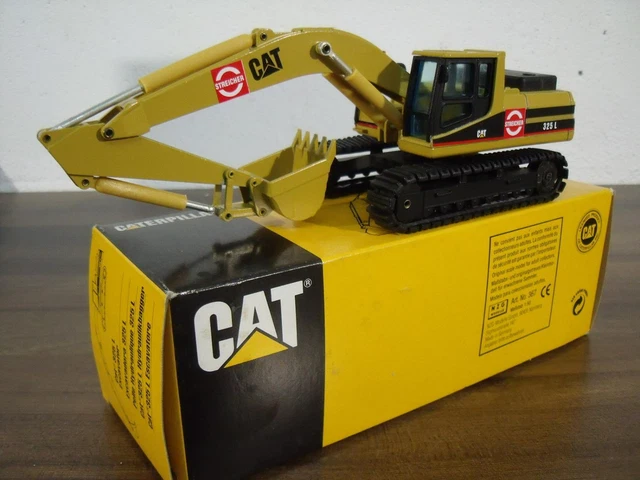 CATERPILLAR CAT 325 L Raupenbagger in gelb (STREICHER) NZG 367 OVP EUR ...