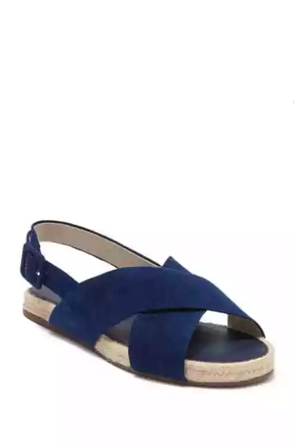 Louise Et Cie Isamari Slingback Espadrille Sandal Navy Blue Size 7.5 M $99