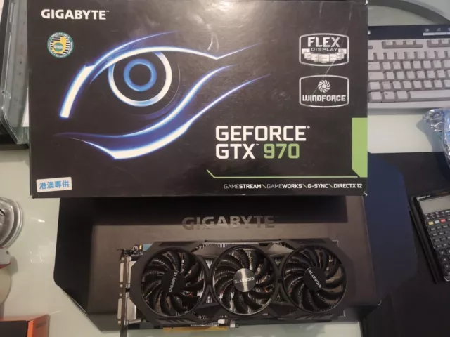 GIGABYTE GeForce GTX 970 4GB GDDR5 Scheda Video (GV-N970WF3OC-4GD)