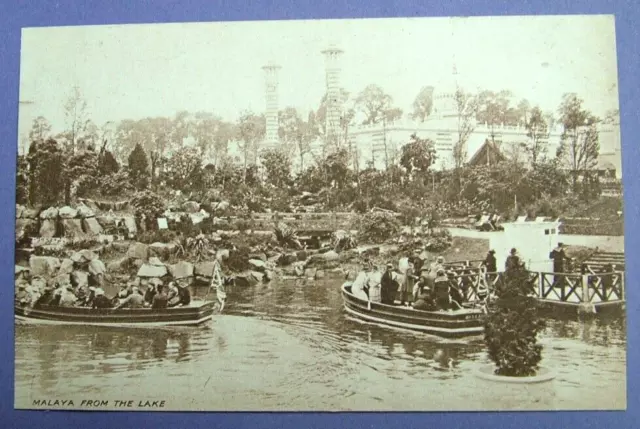 Malaya from the Lake. British Empire Exhibition 1924   (Heelway Press Ltd)