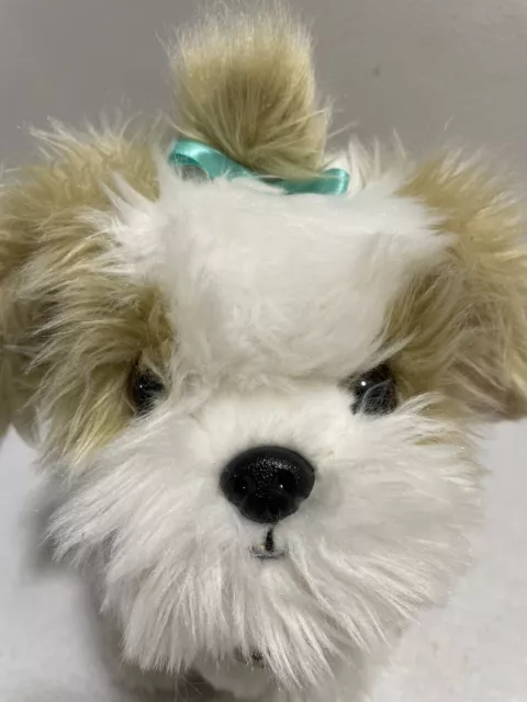 Hallmark My Best Friend Shih Tzu Morkie Maltese Fluffy Puppy Plush 10" Lifelike