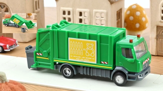 NOREV ANCIEN MICRO miniatures - UNIC transport d'autos avec 4 voitures