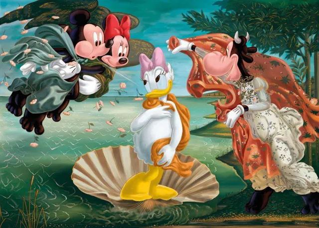 Die Geburt von Daisy 1000 Teile Clementoni Disney Art Puzzle Mickey Minnie Mouse