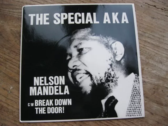 VG+  THE SPECIAL AKA - Nelson Mandela / Break down the door - 7" single