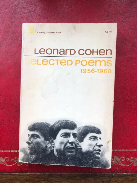 Leonard Cohen 'Selected Poems 1956-1968' an original 1969 US Viking pb edition